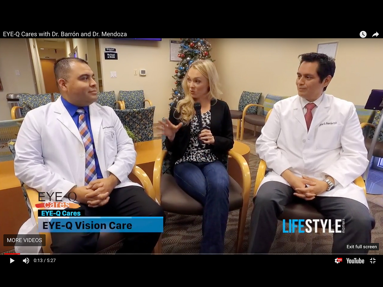 EYEQ Cares with Dr. Barrón and Dr. Mendoza EYEQ Vision Care