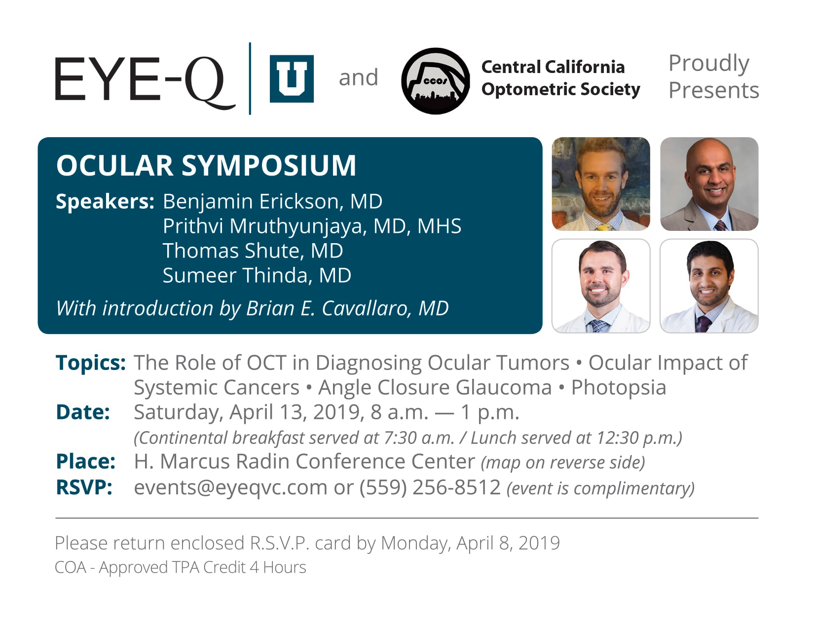 EYE15858_ContinuingEducation_INVITE1min EYEQ Vision Care